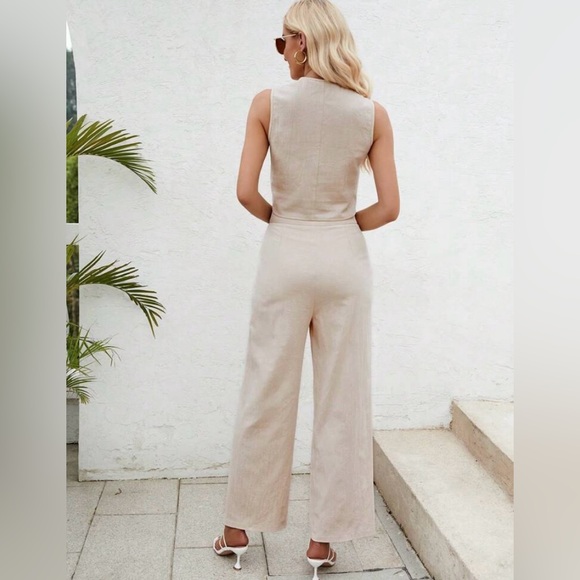 NWOT Cotton Vest And Pants Two Piece Set - Picture 4 of 6